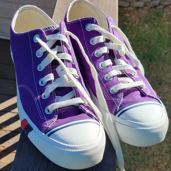 Pro Keds Royal Lo Classic Canvas Shoes Purple - Men’s Size 9 Women Size 11 - Picture 2 of 16